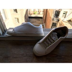zara white sneakers