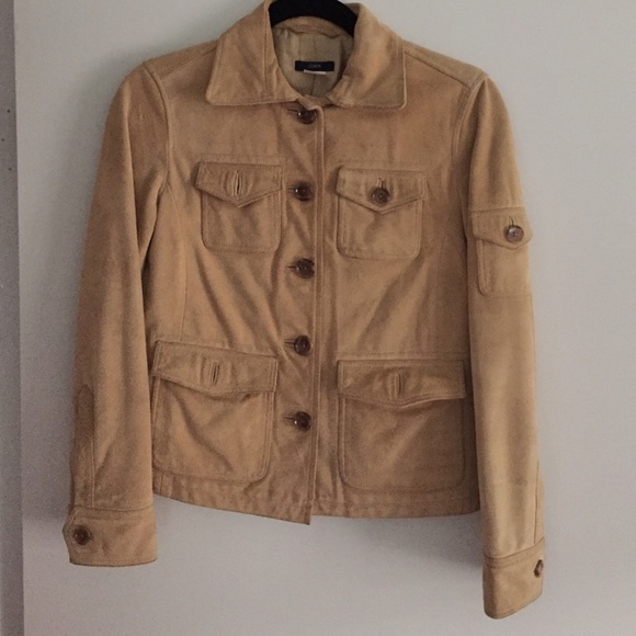 J. Crew Camel Suede Coat
