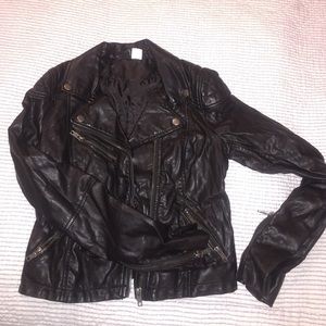 HM Motor faux Leather Jacket