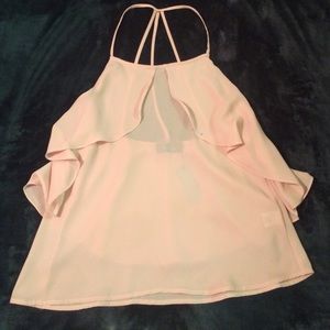 Cut out back blouse