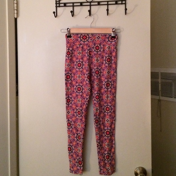 Lularoe Tween Kaleidoscope Leggings - New