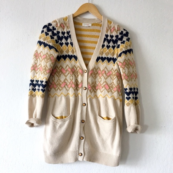 Anthropologie Bright 'Grandpa' Cardigan Sweater