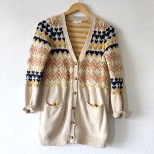 Anthropologie Bright 'Grandpa' Cardigan Sweater