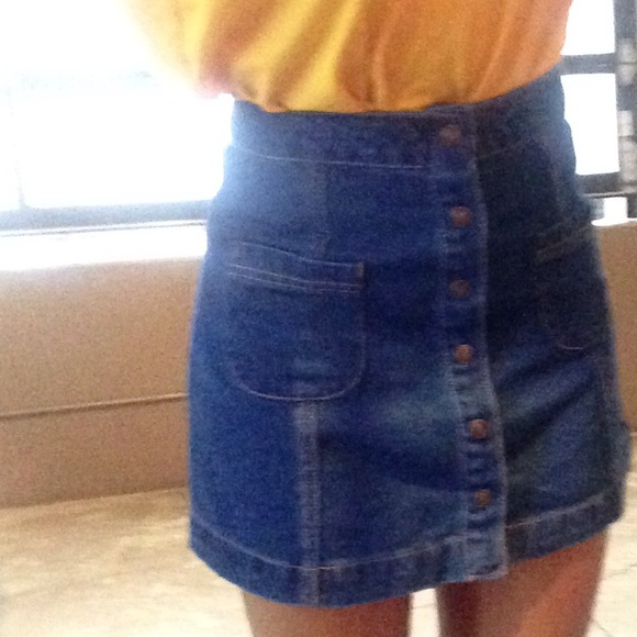 Denim skirt