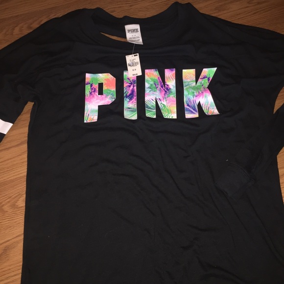 Women's NWT pink  open back shirt