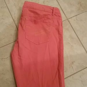 Aeropostale coral jeggings