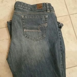 American Eagle flare jeans long