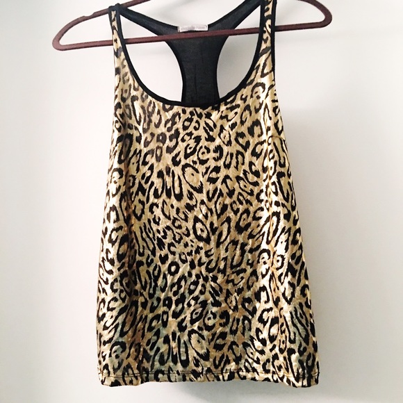 Metallic Racerback Top