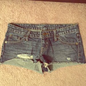 Jean cutoff shorts