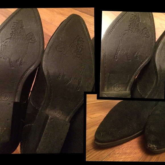 Western fringe suede boots great condition - Picture 3 of 4