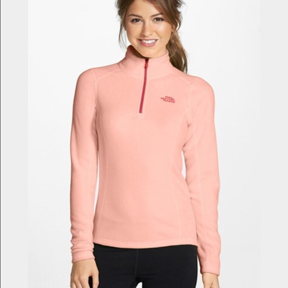 Peach/orange Northface Fleece thermal