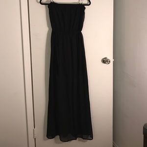 Forever 21 Sheer Paneled Maxi Dress