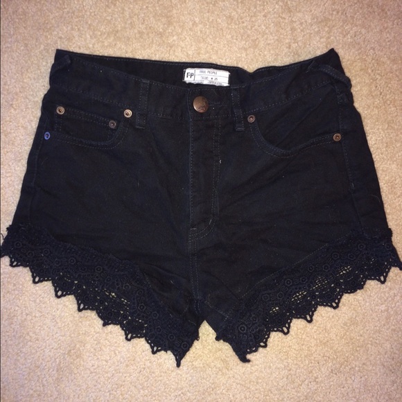 Free People Lacey Denim Cutoff Shorts