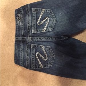 Size:25 Silver Jeans