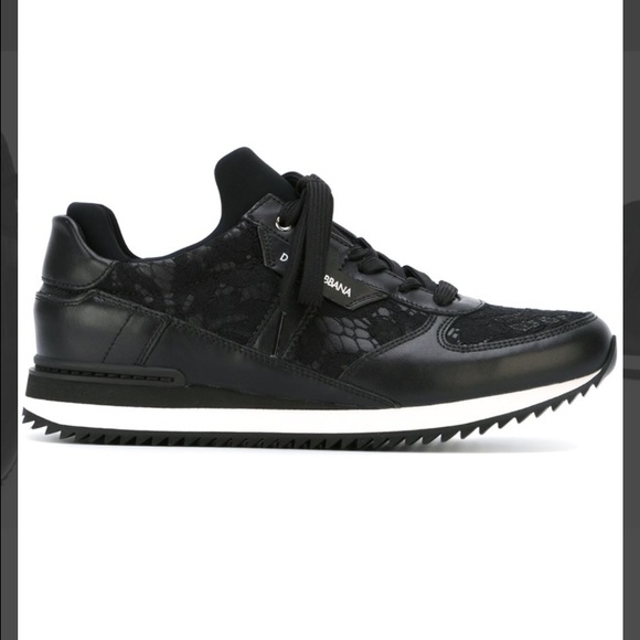 dolce gabbana lace sneakers