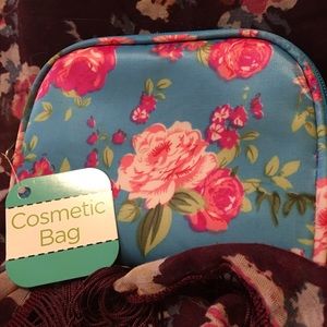 Floral Cosmetics Bag
