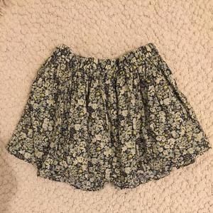 Gap floral skirt