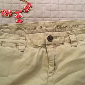 GAP "Broken-in Straight" Khakis