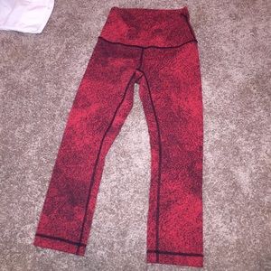 Lululemon Wunder Under High Times Crops