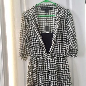 Kardashian Collection Black/White Dress