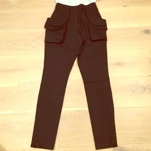 Black Pants with Scallop Pockets
