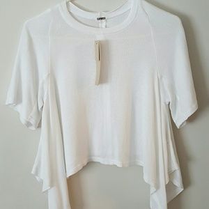 Chan luu White Pullover Flowy Sweater NWT, Size M