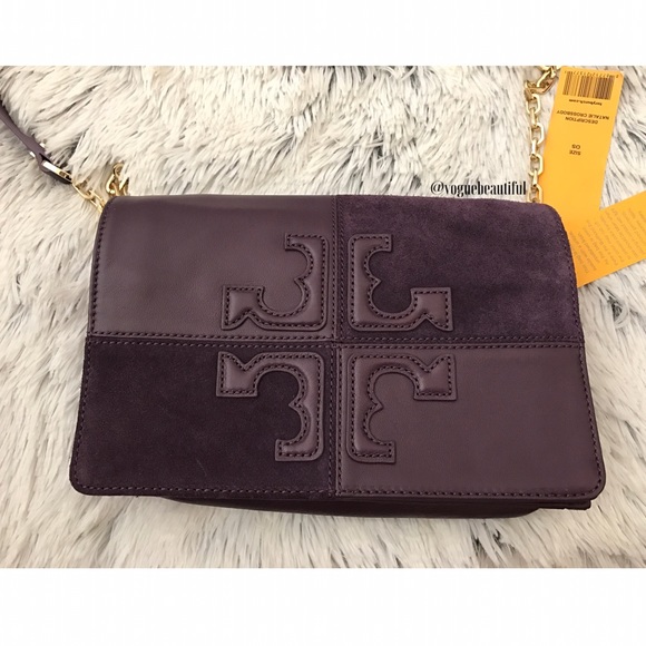 NWT Tory Burch Natalie Suede and Leather Crossbody - Picture 3 of 4
