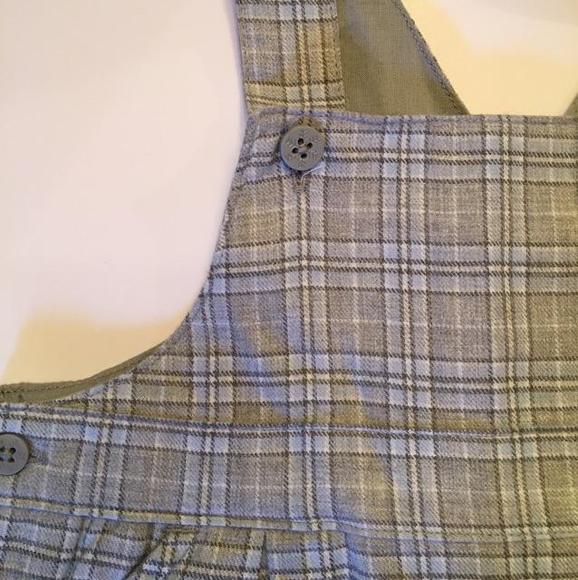 NWT Janie & Jack flannel overalls - Picture 3 of 4