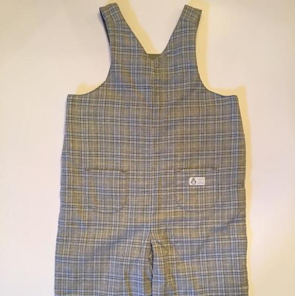 NWT Janie & Jack flannel overalls - Picture 4 of 4