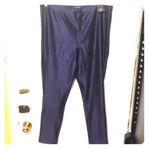 BNWT Atmosphere Navy High Waist Disco Pant Sz 32
