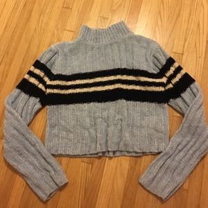 90s Jessica Biel 7th Heaven crop baby blue top