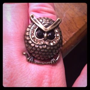 Cute Stretch Owl Ring