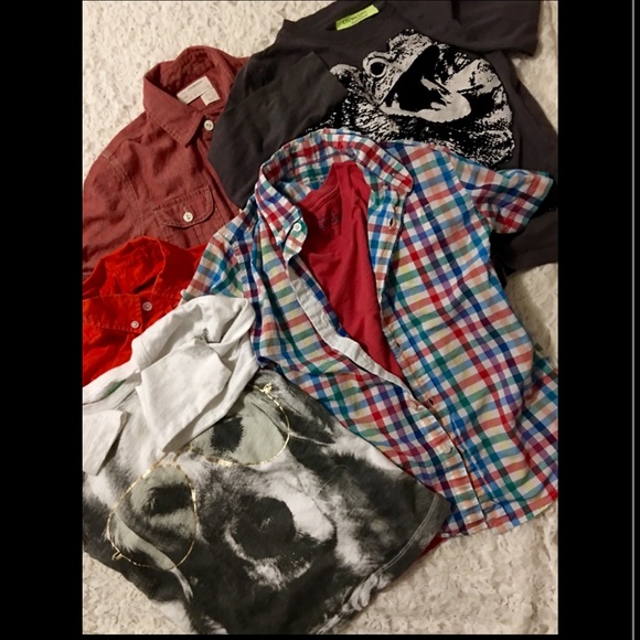 🐶CREWCUTS BUNDLE - SIZE 6/7 - 6 AWESOME SHIRTS🐶