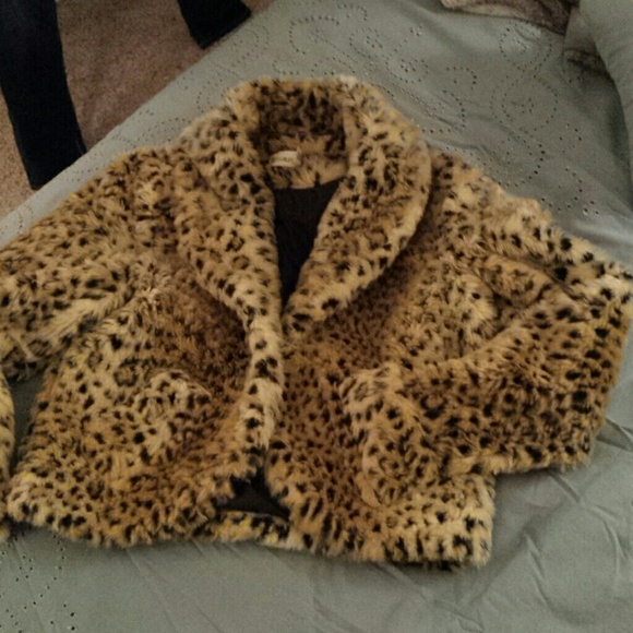 Cropped Leopard Jacket