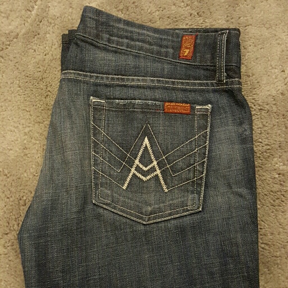 7 For All Mankind Blue Jeans