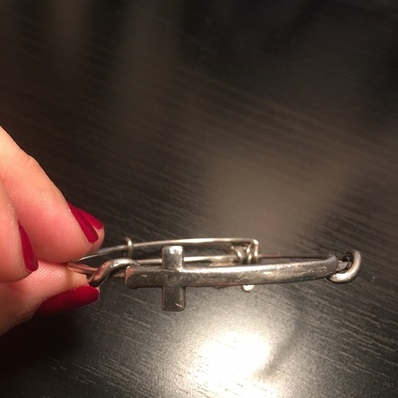 Alex & Ani Silver Cross