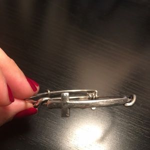 Alex & Ani Silver Cross