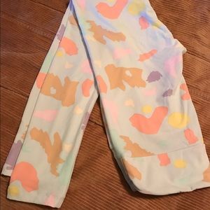 Lularoe one size leggings- pretty pastel