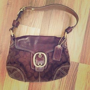 Chocolate Brown Coach purse