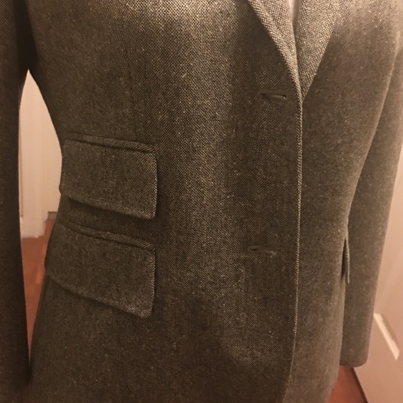 J. Crew Wool Blazer with Suede Elbow Patches - Picture 3 of 6