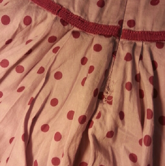 Swing Dance Purple Polka Dot Dress - Picture 3 of 3