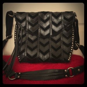 Leather crossbody
