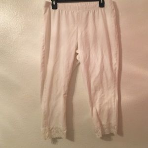 Off White stretchy capris