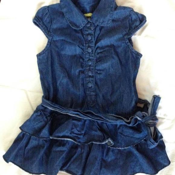 Guess Jeans denim cap sleeve dress