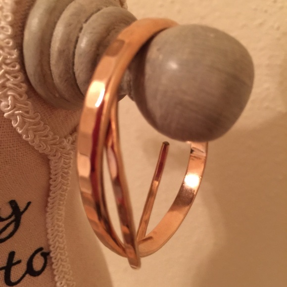 David Smallcombe Rose Gold Cuff Bracelets