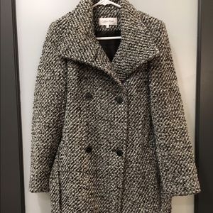 Gray, Double Breasted, Pea Coat