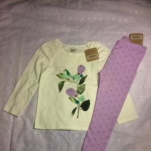 Long sleeve shirt and pant set