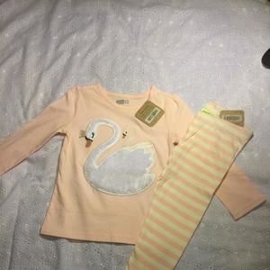 Long sleeve shirt with pant set