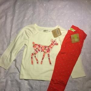 Long sleeve shirt and pant set
