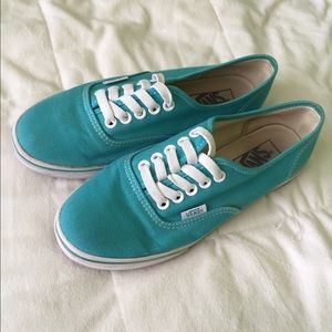 Turquoise Vans